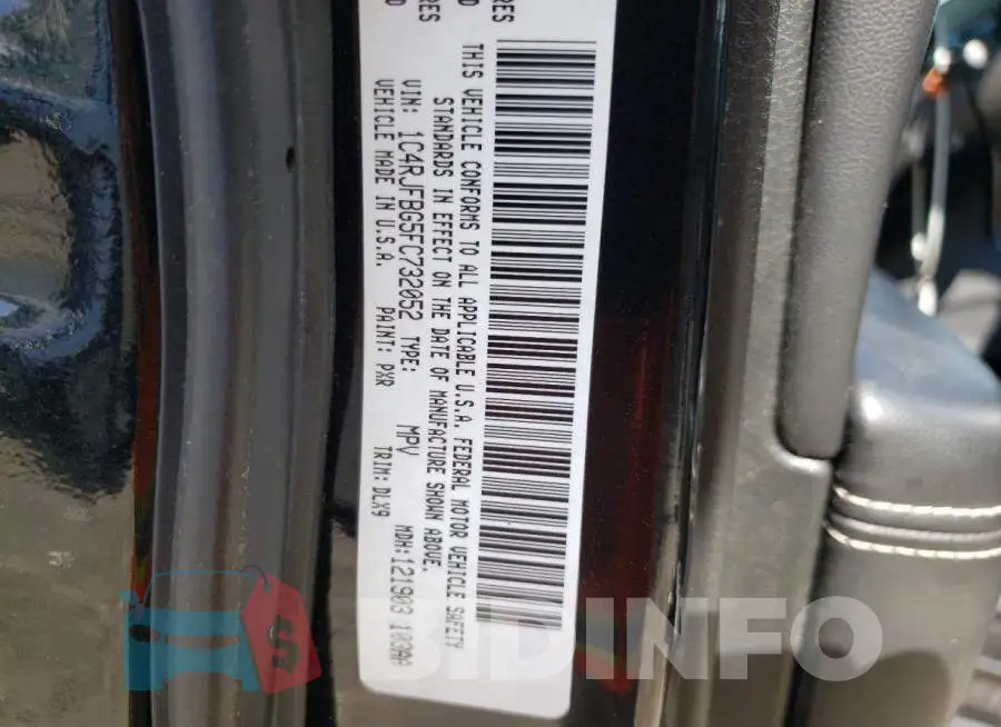 1C4RJFBG5FC732052 Photo# 10
