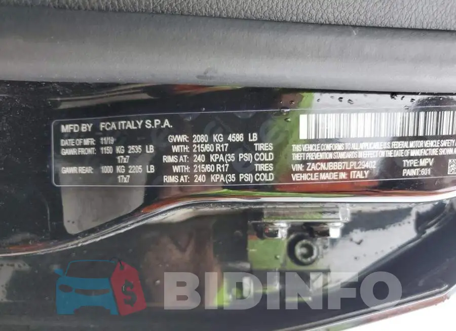 ZACNJBBB7LPL29402 Photo# 13