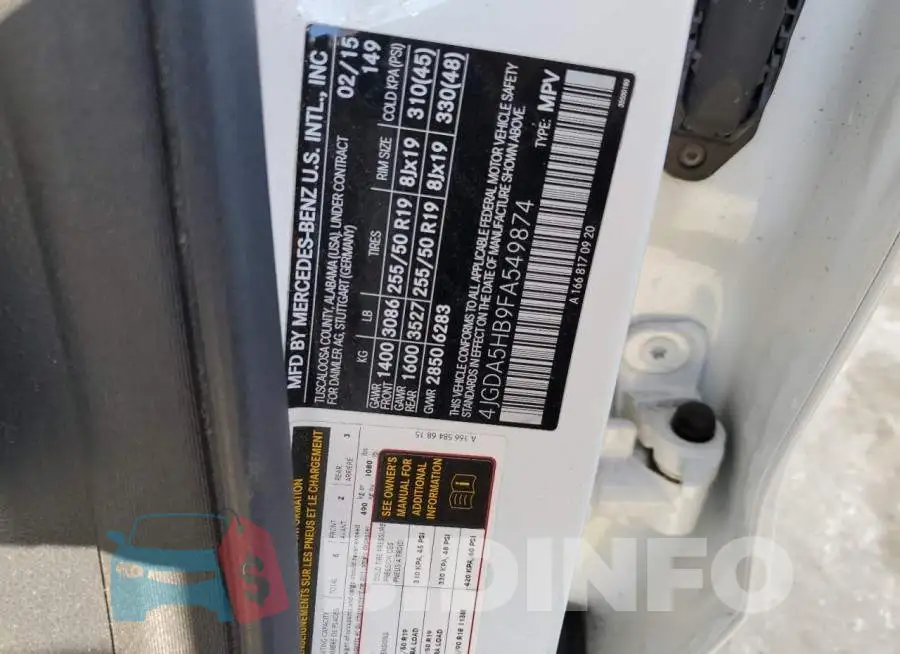 4JGDA5HB9FA549874 Photo# 10