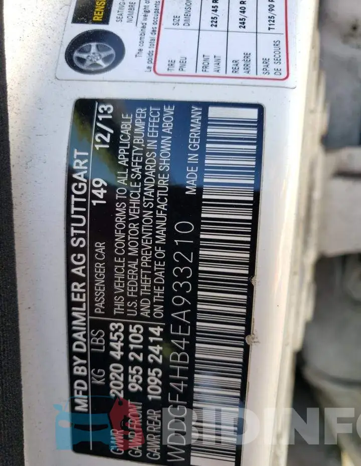 WDDGF4HB4EA933210 Photo# 13