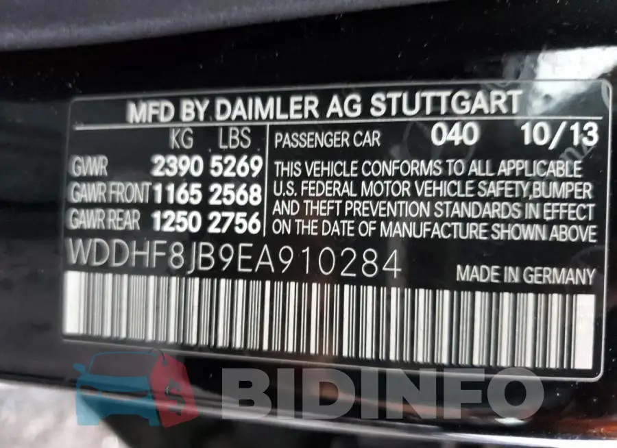 WDDHF8JB9EA910284 Photo# 10