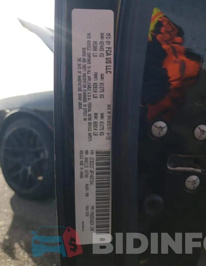 2C3CDZFJ8FH821541 Photo# 13
