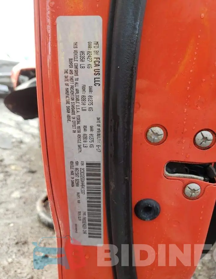 2C3CDZGGXHH641337 Photo# 13