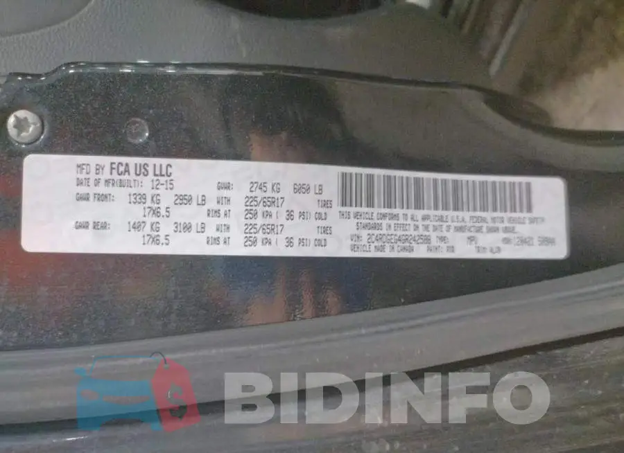 2C4RDGEG4GR242588 Photo# 13