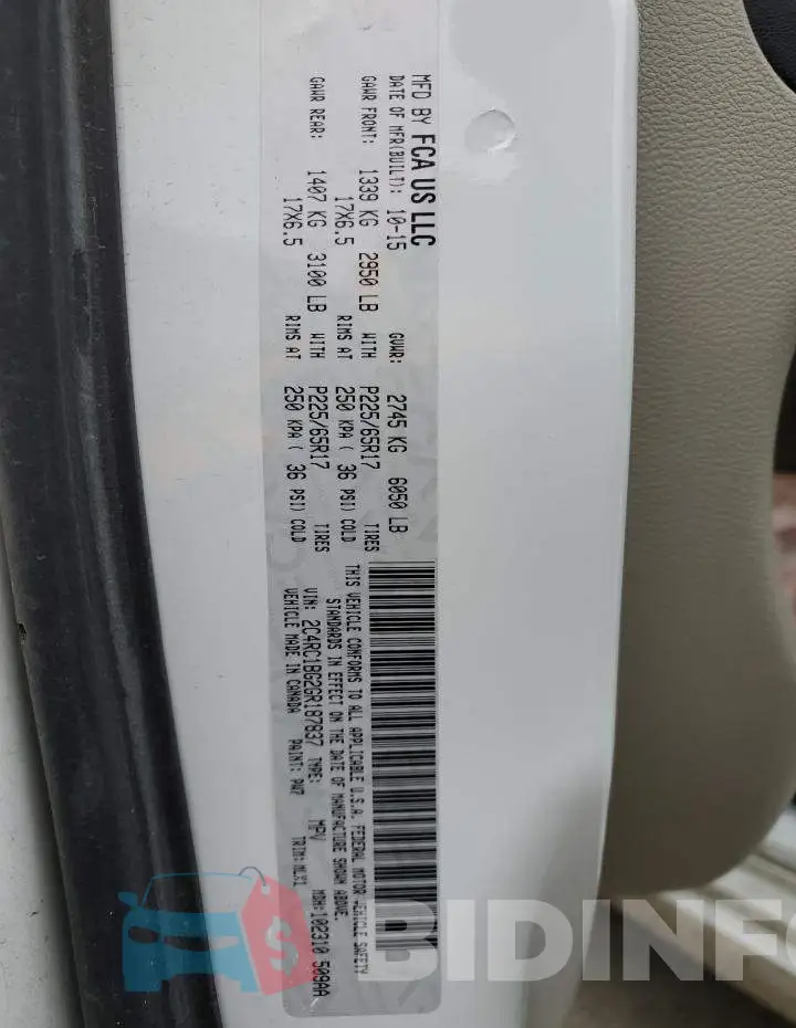 2C4RC1BG2GR187837 Photo# 14