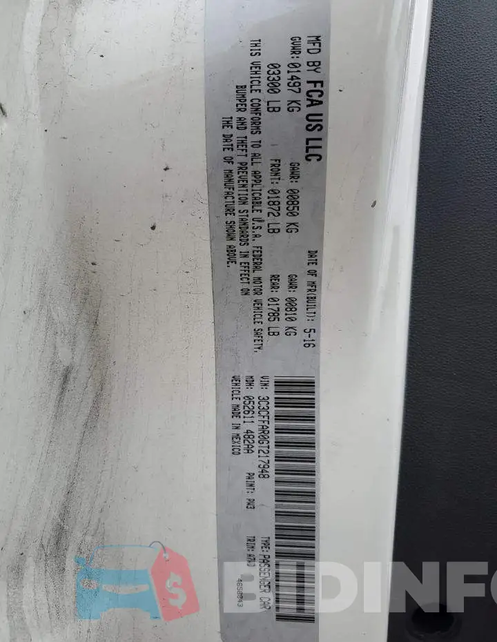 3C3CFFAR0GT217948 Photo# 12
