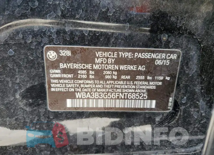 WBA3B3G56FNT68525 Photo# 12