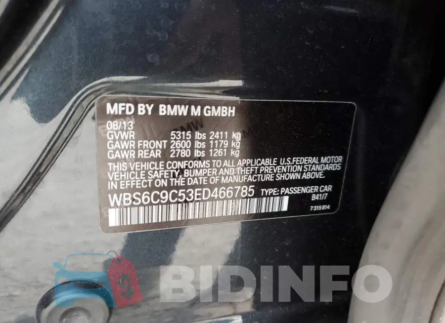 WBS6C9C53ED466785 Photo# 13