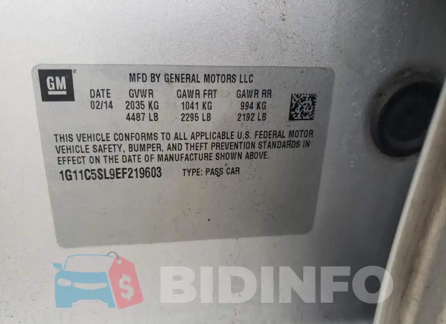 1G11C5SL9EF219603 Photo# 12