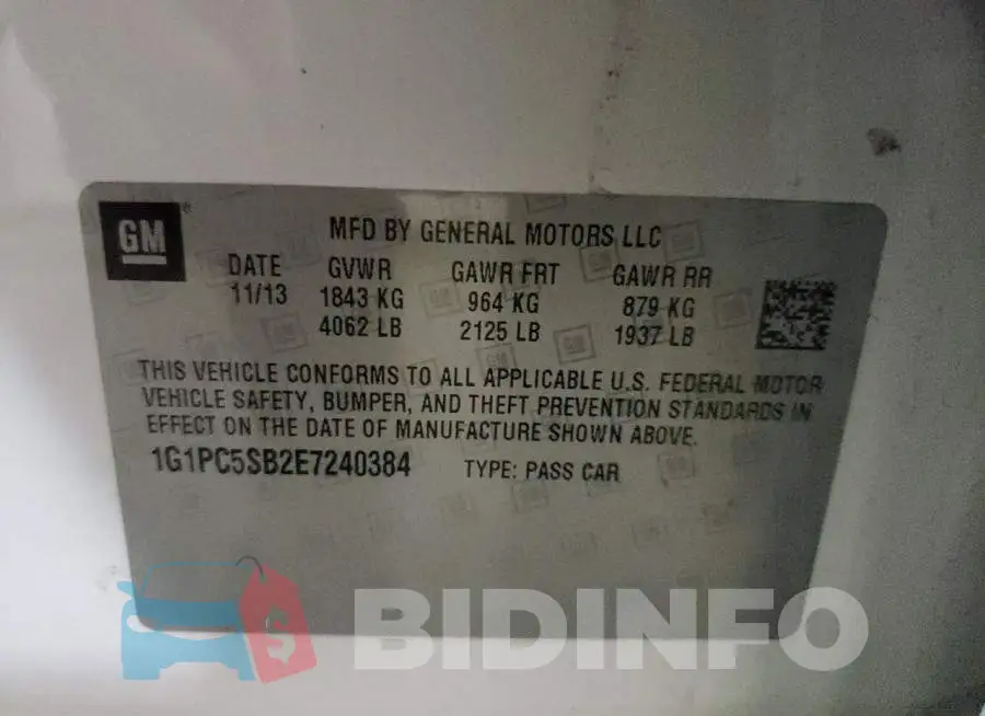 1G1PC5SB2E7240384 Photo# 10