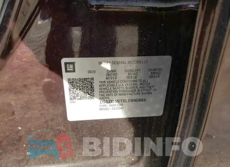 1G1ZD5ST6LF040884 Photo# 12