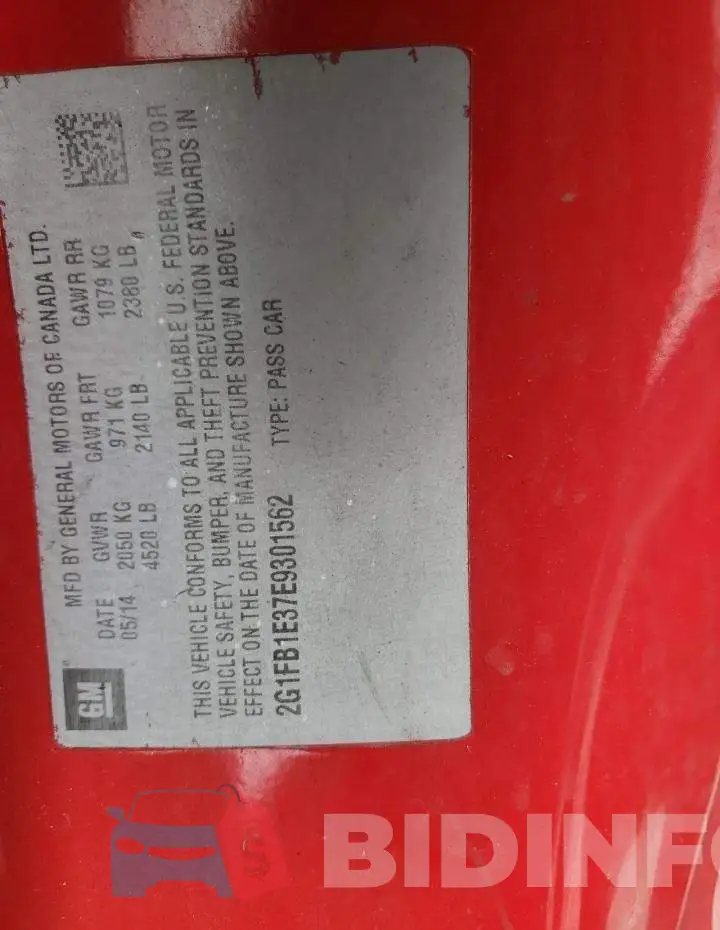 2G1FB1E37E9301562 Photo# 12