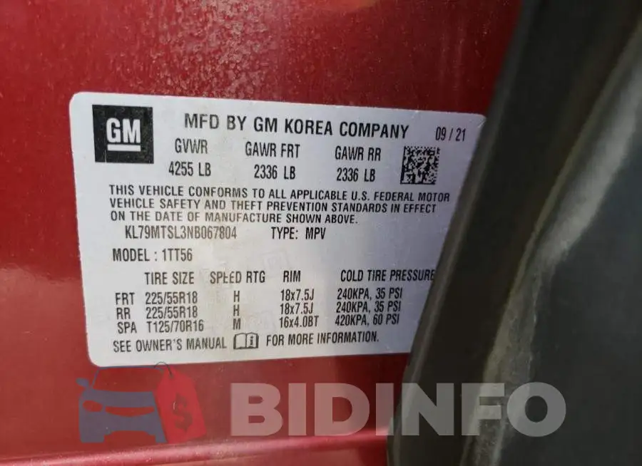 KL79MTSL3NB067804 Photo# 12