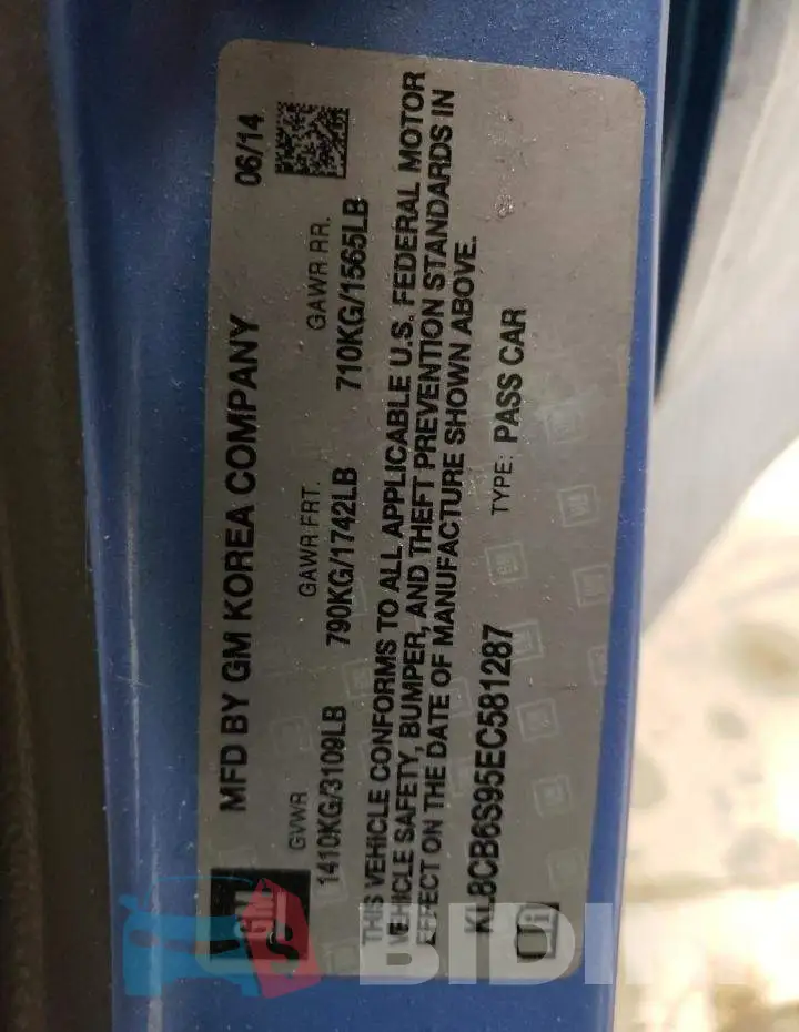 KL8CB6S95EC581287 Photo# 12