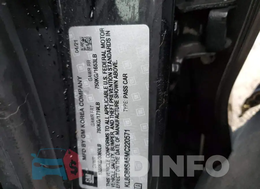 KL8CB6SA5MC220571 Photo# 12