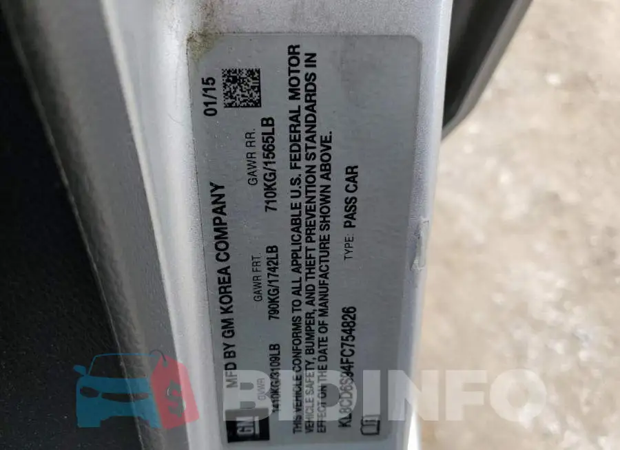 KL8CD6S94FC754826 Photo# 10