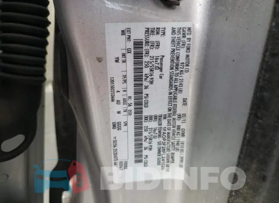 1FADP3F28FL241020 Photo# 12