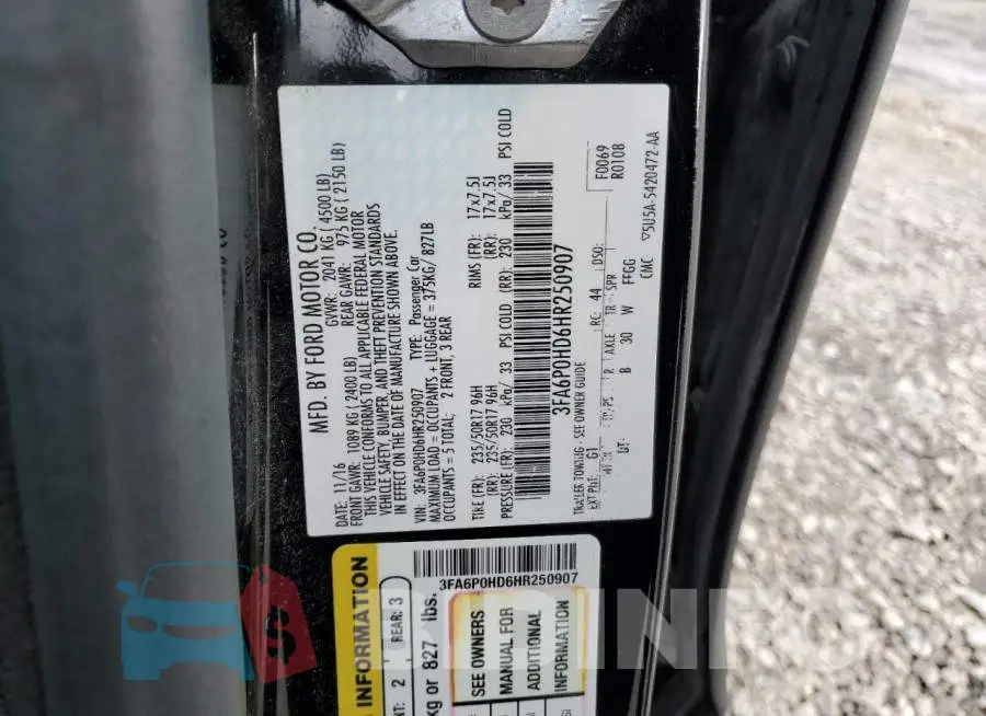 3FA6P0HD6HR250907 Photo# 12