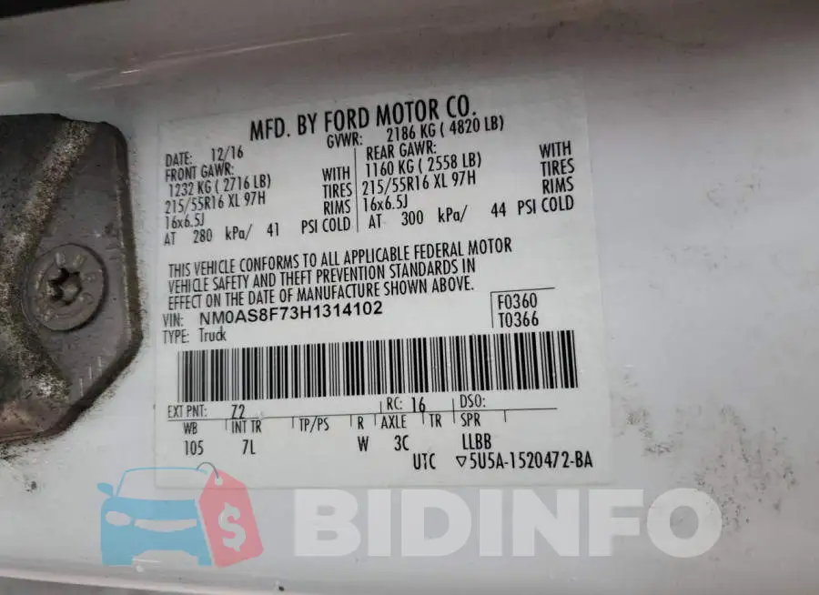 NM0AS8F73H1314102 Photo# 12
