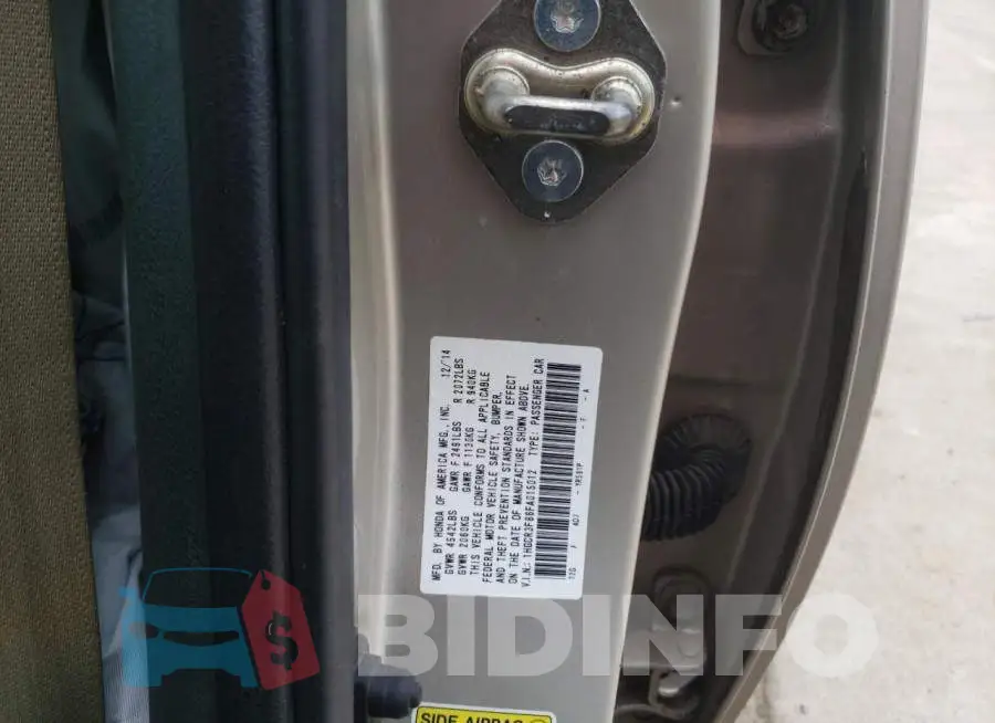 1HGCR3F86FA015012 Photo# 12