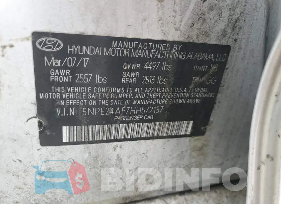 5NPE24AF7HH572157 Photo# 12
