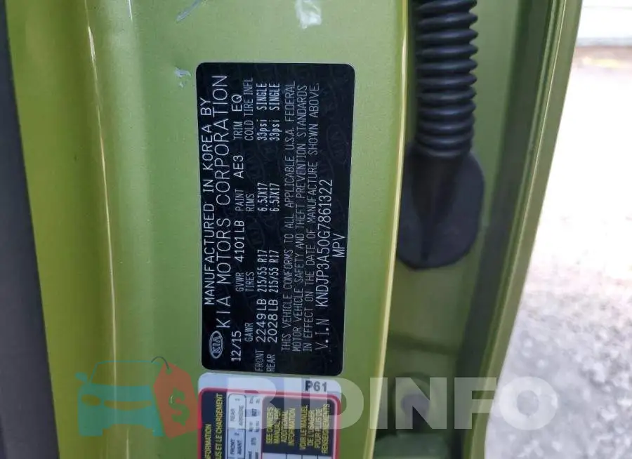KNDJP3A50G7861322 Photo# 10