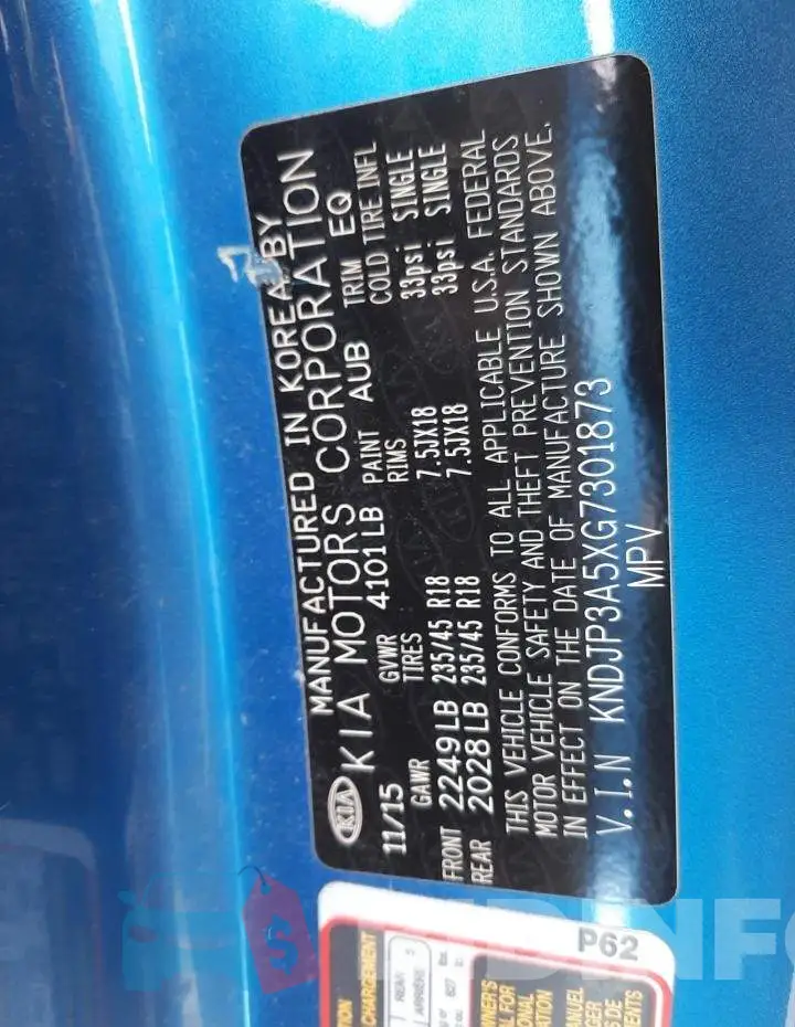KNDJP3A5XG7301873 Photo# 12