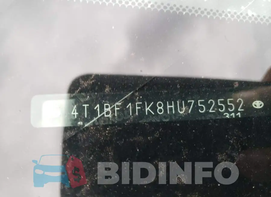 4T1BF1FK8HU752552 Photo# 12