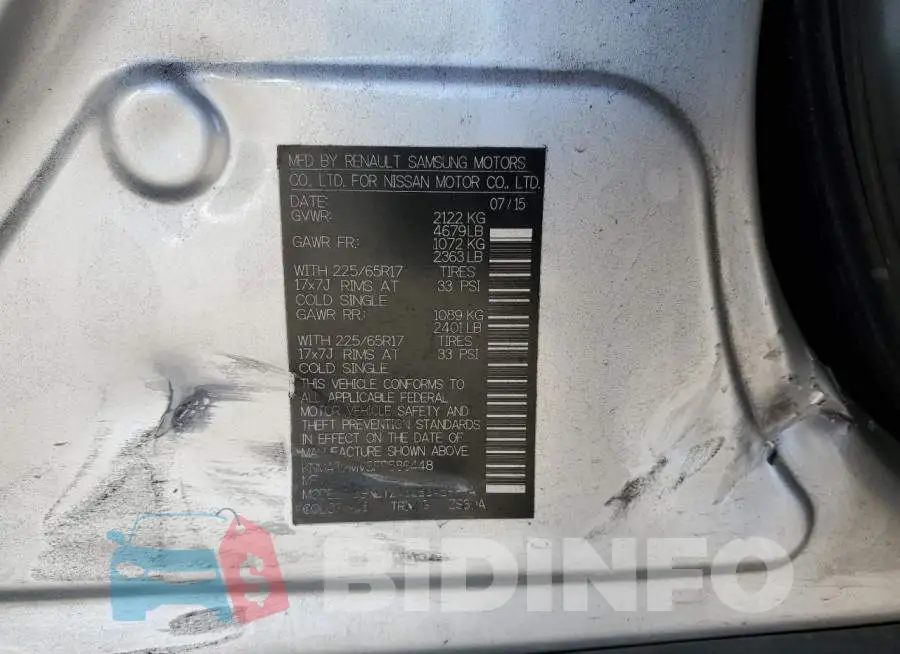KNMAT2MV5FP586448 Photo# 12