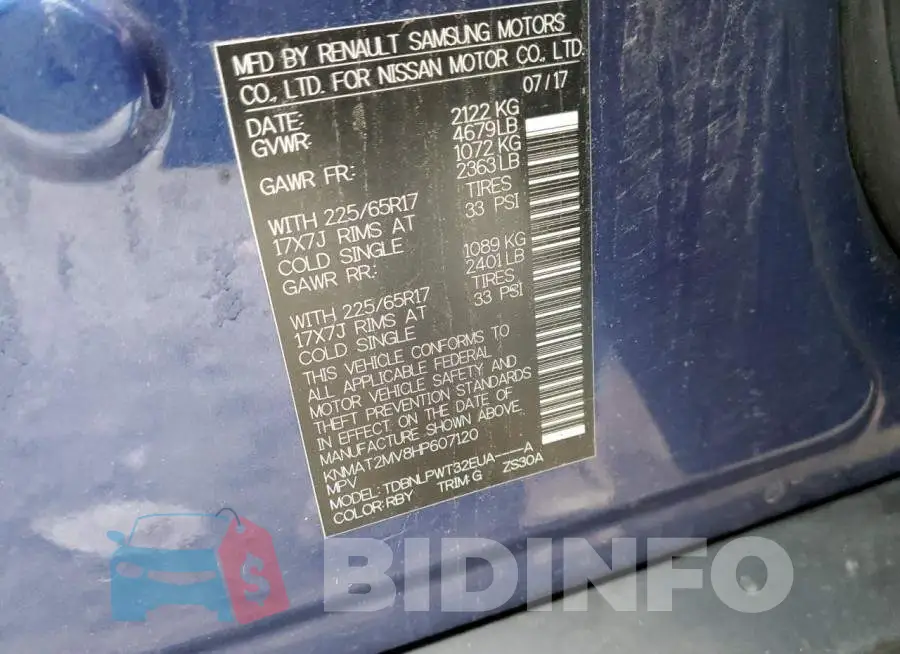 KNMAT2MV8HP607120 Photo# 12