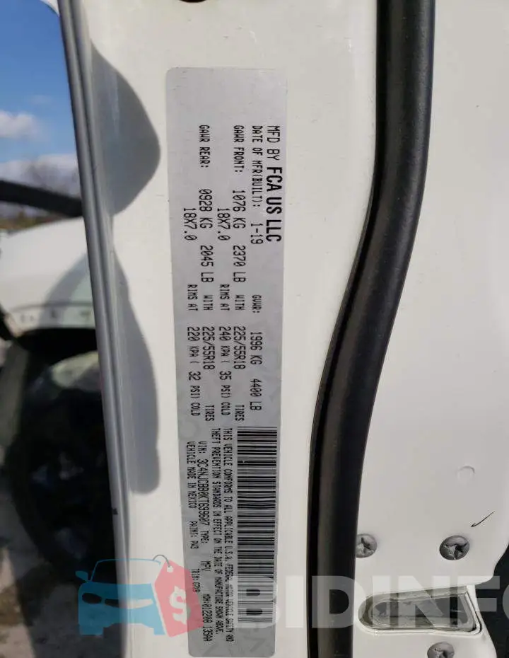 3C4NJCBB0KT699607 Photo# 12