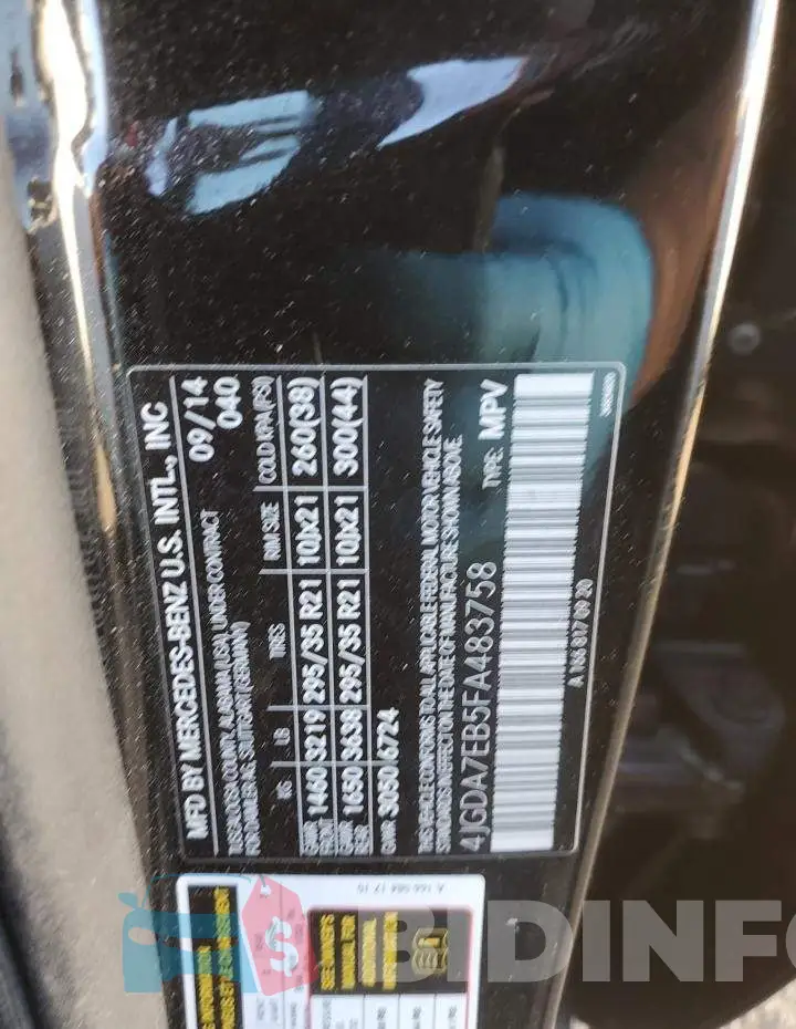 4JGDA7EB5FA483758 Photo# 14