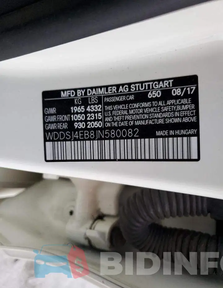 WDDSJ4EB8JN580082 Photo# 12