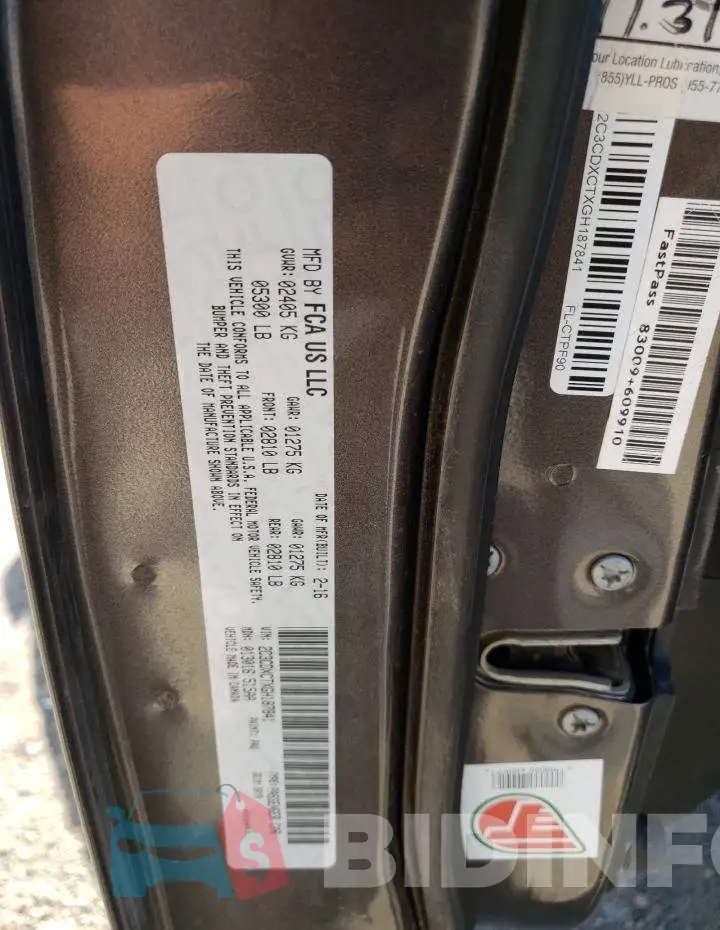 2C3CDXCTXGH187841 Photo# 10