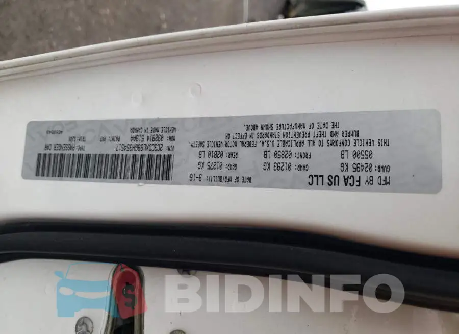 2C3CDXL99GH354517 Photo# 10