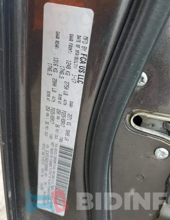 3C4PDCAB2HT599048 Photo# 14