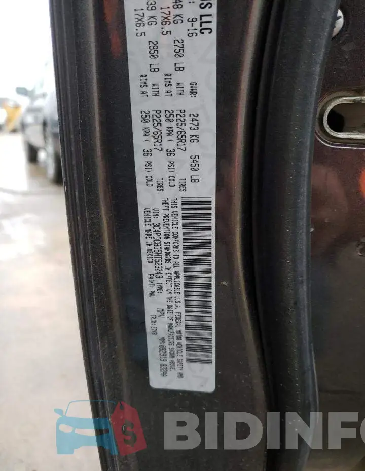 3C4PDCBG5HT523043 Photo# 14