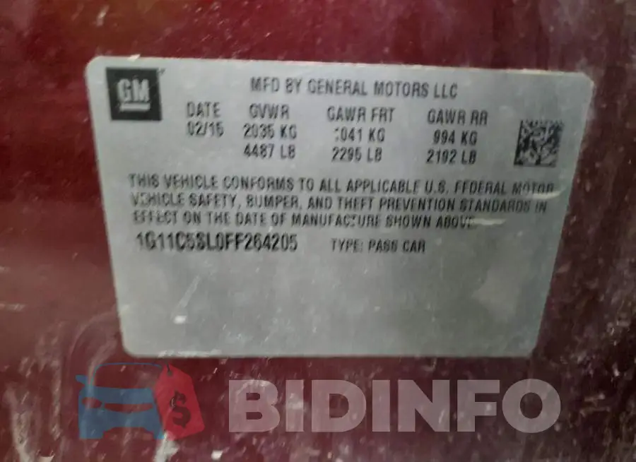 1G11C5SL0FF264205 Photo# 12