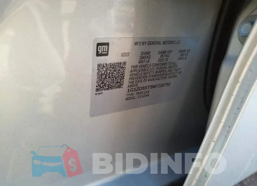 1G1ZD5ST5NF116792 Photo# 12