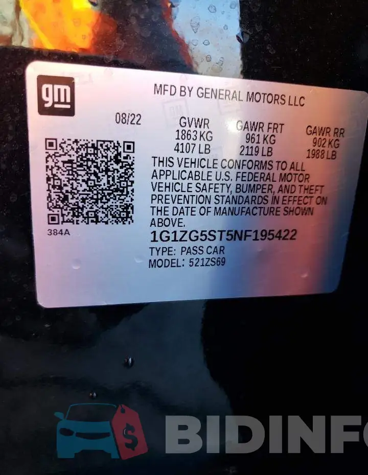 1G1ZG5ST5NF195422 Photo# 12