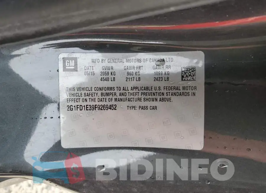 2G1FD1E39F9269452 Photo# 12