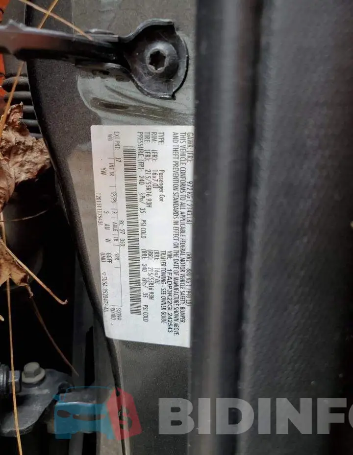 1FADP3K22GL242543 Photo# 12