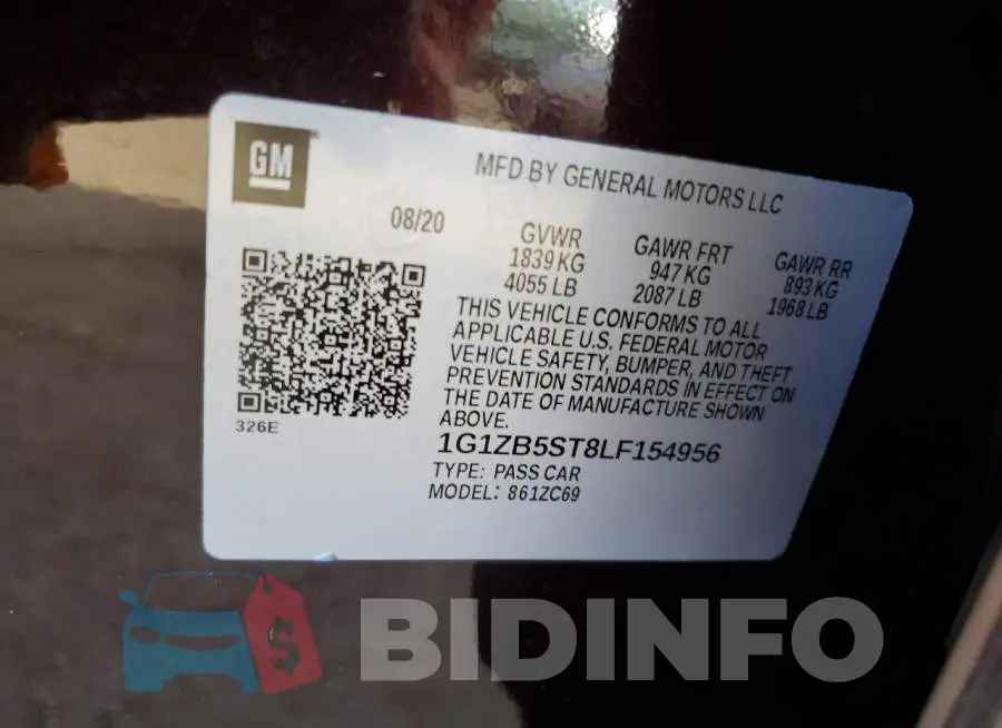 1G1ZB5ST8LF154956 Photo# 13