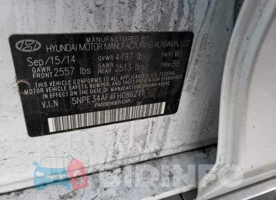 5NPE34AF4FH086271 Photo# 12