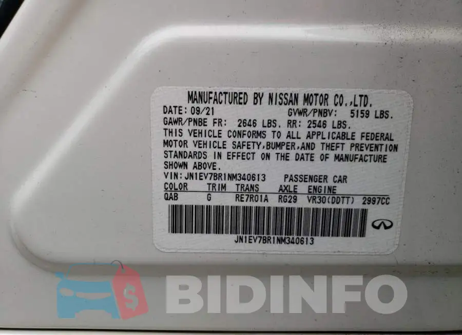 JN1EV7BR1NM340613 Photo# 12