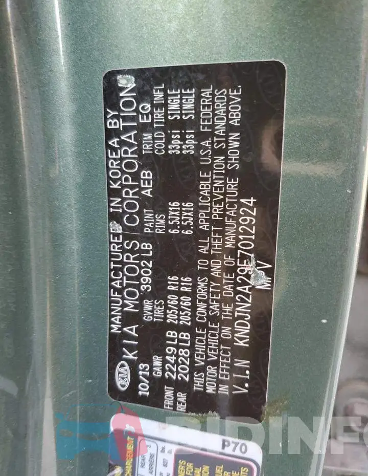 KNDJN2A29E7012924 Photo# 10