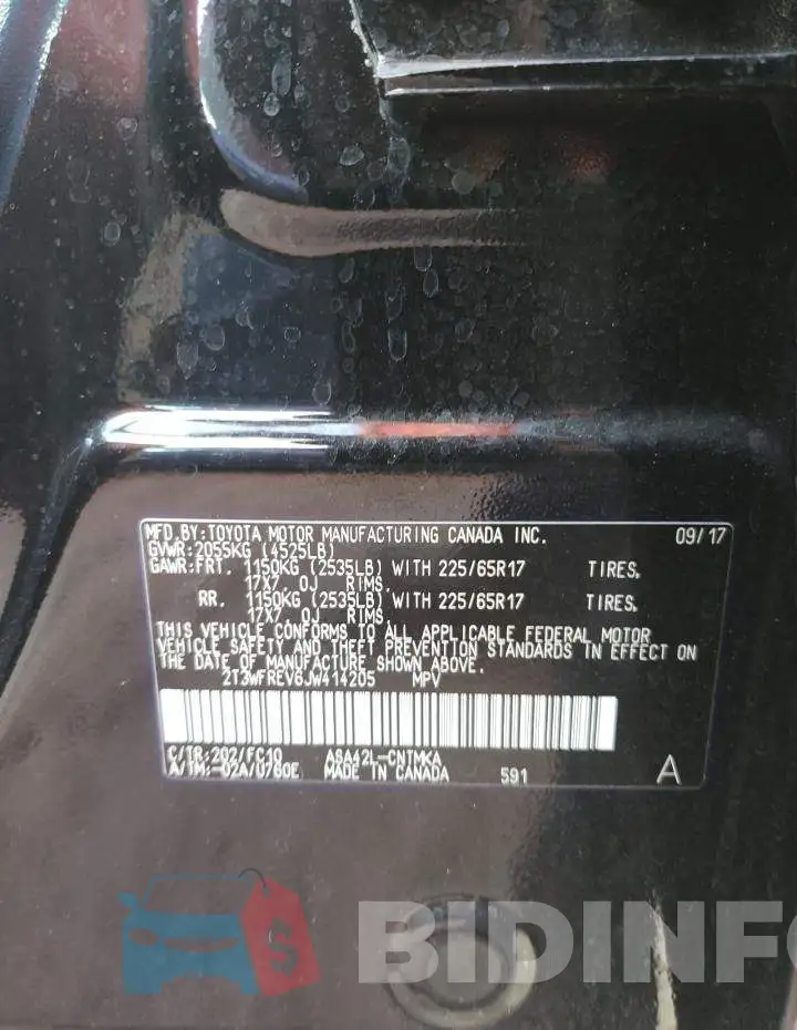 2T3WFREV6JW414205 Photo# 14