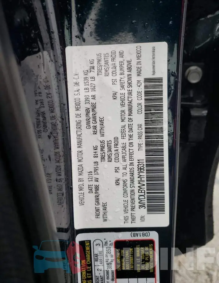 3MYDLBYV1HY166311 Photo# 12