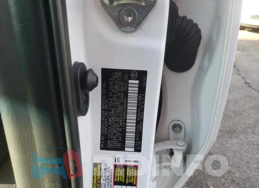 4T1C11AKXLU986887 Photo# 12