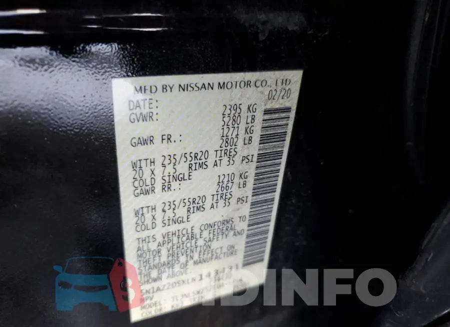 5N1AZ2DSXLN143431 Photo# 13